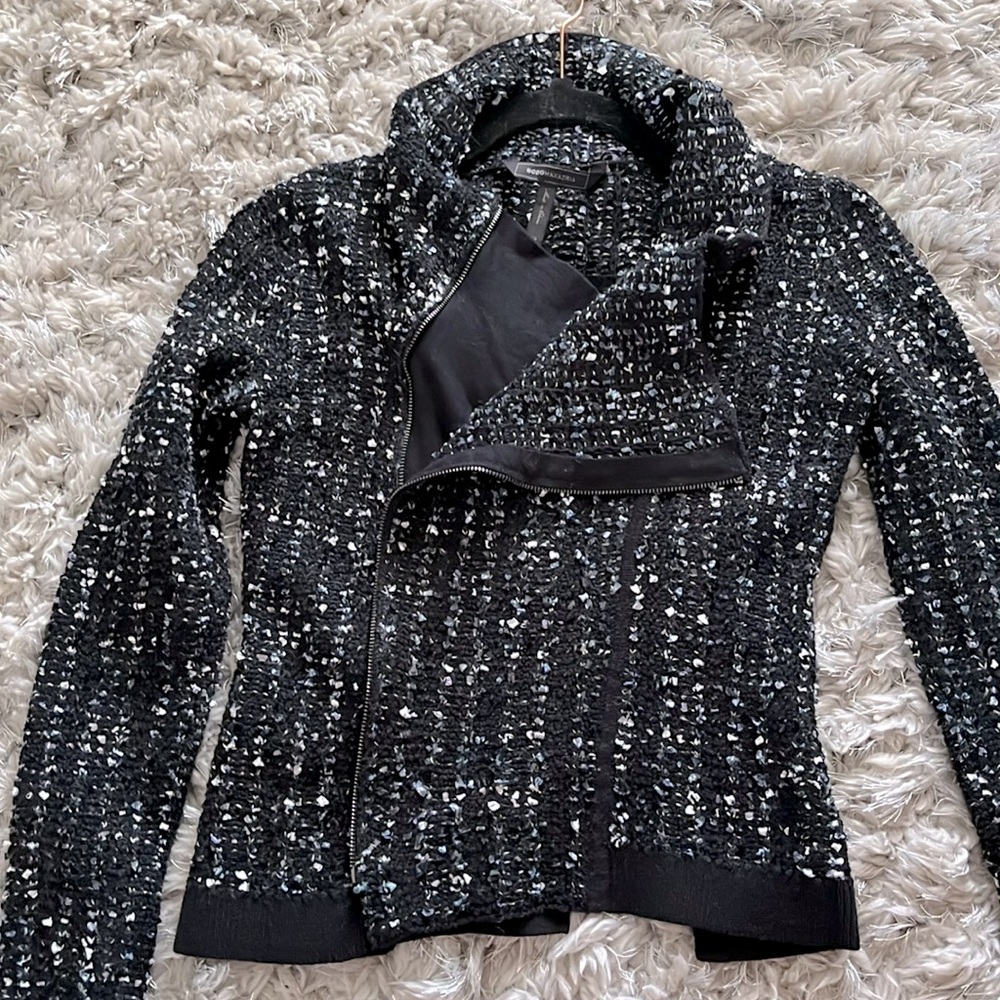 NWOT BCBGMAXAZRIA CROPPED JACKET